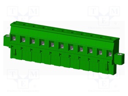 Connector: pluggable terminal block; plug; female; angled 90°
