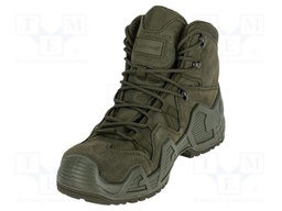 Boots; Size: 43; green (dark); fabric,chamois; waterproof