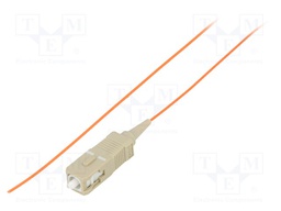 Optic fiber pigtail; OM2; SC/UPC; 2m; LSZH; Connector colour: grey