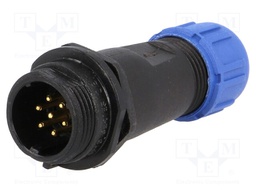 Plug; male; SP13; PIN: 7; IP68; 4÷6.5mm; 5A; soldering; for cable