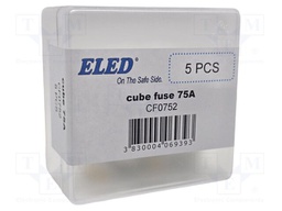 Fuse: fuse; 75A; 58VDC; ceramic,automotive; 20x23.5x11.8mm