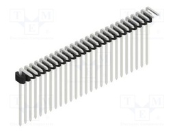 Connector: pin strips; pin header; male; PIN: 26; 1.27mm; THT; 1x26
