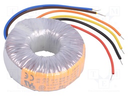 Transformer: toroidal; 50VA; 230VAC; 12V; 12V; 2.083A; 2.083A