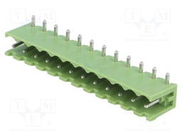 Pluggable terminal block; Contacts ph: 5.08mm; ways: 12; socket