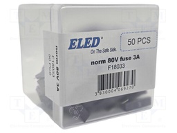 Fuse: fuse; 3A; 80VDC; automotive; 19mm; 19x5.1x20mm