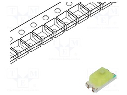 LED; white cold; SMD; 1608; 400÷450mcd; 8500-18000K; 120°; 7.5÷13mA