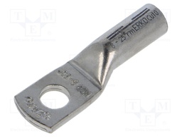 Tip: ring tube; M8; 25mm2; crimped; for cable; tinned; copper; 8.4mm