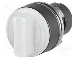 Switch: rotary; 22mm; Stabl.pos: 2; white; IP65; prominent; 46; Pos: 2