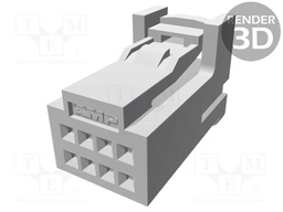 Connector: automotive; TH 025; plug; female; PIN: 8; for cable