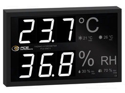 Thermo-hygrometer; Non-contact temp.range: 0÷50°C; 0÷99.9%RH