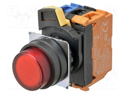 Switch: push-button; 22mm; Stabl.pos: 1; prominent; Pos: 2