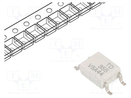Optocoupler; SMD; Ch: 1; OUT: Darlington; 3.75kV; SOP4; Colour: white