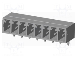 Connector: pluggable terminal block; socket; male; on PCBs