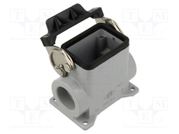 Enclosure: for HDC connectors; C-TYPE; size 44.27; high; PG21