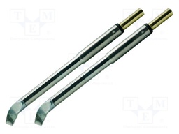 Soldering Iron Tip, Bent, 30°, 3.2 mm Width, PTC Series