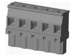 Connector: pluggable terminal block; plug; female; angled 90°