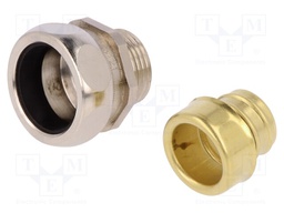 Straight terminal connector; ØBraid : 36mm; brass; SILVYN® AS-P