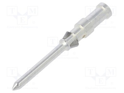 Contact; male; 0.5mm2; 20AWG; silver plated; crimped; bulk; 10A