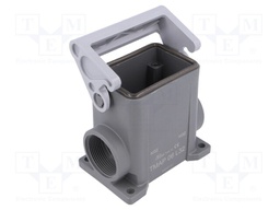 Enclosure: for HDC connectors; T-Type; size 44.27; IP65; M32