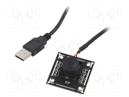 Module: camera; Resolution: 1280x720 px; 5VDC; USB; 140°; 38x38mm