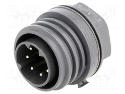 Connector: circular; socket; male; PIN: 7; EXPlora; Contacts: brass