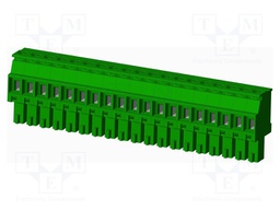 Connector: pluggable terminal block; plug; female; angled 90°