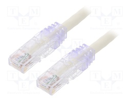 Patch cord; TX6™ PLUS,U/UTP; 6; stranded; Cu; LSZH; white; Len: 5m