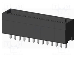 Connector: pluggable terminal block; socket; male; on PCBs