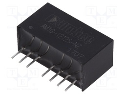 Converter: DC/DC; 1W; Uin: 9÷18V; 12VDC; Iout: 83mA; SIP8; 4.9g