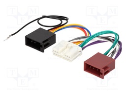 Connector; radio,ISO; Mitsubishi; PIN: 14