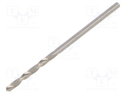 Drill bit; for metal; Ø: 1.5mm; Overall len: 40mm; HSS; 1pcs.