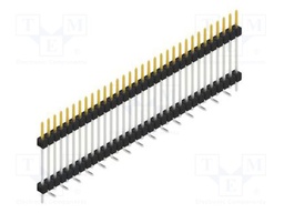 Connector: pin strips; pin header; male; PIN: 32; 2.54mm; SMT; 1x32
