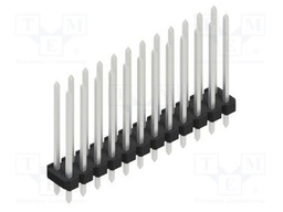 Connector: pin strips; pin header; male; PIN: 24; 2.54mm; THT; 2x12