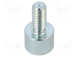 Magnet: permanent; neodymium; 5N; Ø: 6mm; H: 4.5mm; steel; steel