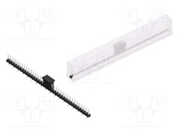 Connector: pin strips; pin header; male; PIN: 36; 2.54mm; SMT; 1x36