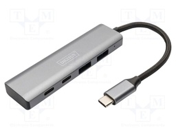 Hub USB; USB A socket x2,USB C socket x2,USB C plug; USB 3.0