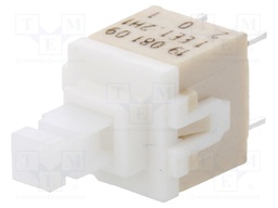 Switch: keypad; Pos: 2; DPST; 0.1A/32VDC; white; Illumin: none; none