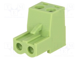 Pluggable terminal block; 5.08mm; ways: 2; straight; plug; female