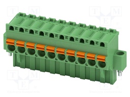 PCB connector, nominal cross section: 2.5 mm?, color: green,