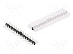Connector: pin strips; pin header; male; PIN: 72; 2.54mm; SMT; 2x36