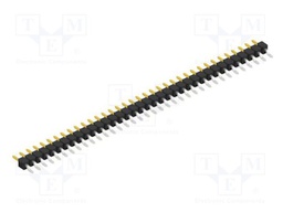 Connector: pin strips; pin header; male; PIN: 36; 2.54mm; SMT; 1x36