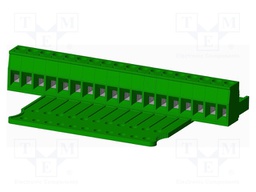 Connector: pluggable terminal block; plug; female; straight; 5mm