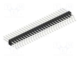 Connector: pin strips; pin header; male; PIN: 54; 2.54mm; SMT; 2x27