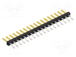 Connector: pin strips; pin header; male; PIN: 18; 2mm; SMT; 1x18
