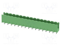 PCB headers, nominal cross section: 2.5 mm?, color: green, n