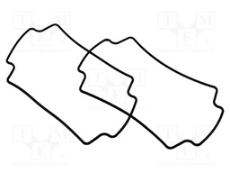 Gasket; HM-1554F; for enclosures