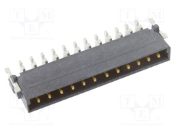 Connector: PCB to PCB; male; PIN: 12; 2.54mm; -55÷125°C; 18A; SMT