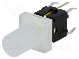 Switch: keypad; Pos: 2; SPST-NO; 0.05A/12VDC; silver; Illumin: LED