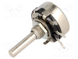 Potentiometer: shaft; single turn; 10kΩ; 2W; ±20%; soldered; 6mm