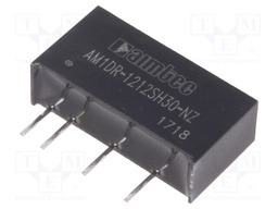 Converter: DC/DC; 1W; Uin: 11.4÷12.6V; 12VDC; Iout: 83mA; SIP7; 2.1g